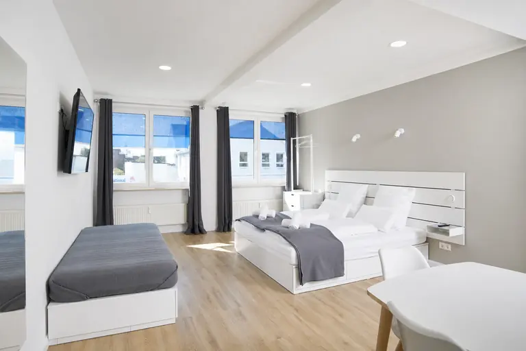 Apartment 4 – For up to 3 guests with the largest floor plan.